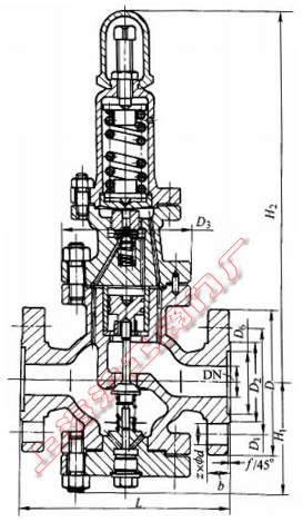 Y43H-40��Y43H-63 ���Ȍ�����ʽ�����p���y���μ��Y���ߴ�ʾ��D